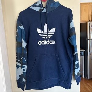 Blue Camo Adidas Hoodie